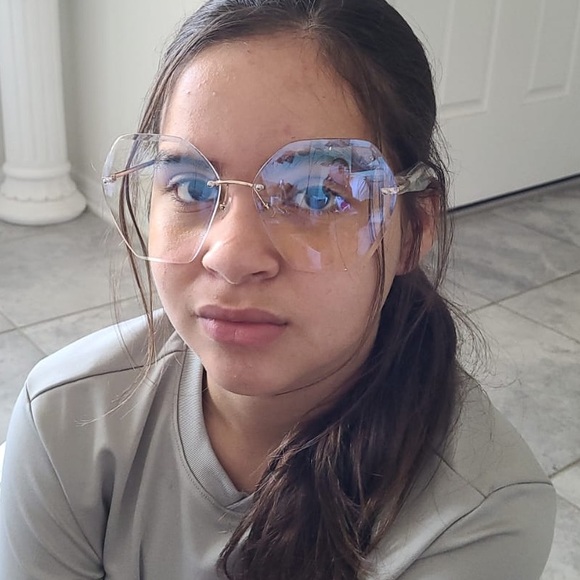 over sized clear transparent sunglasses women - Picture 2 of 7